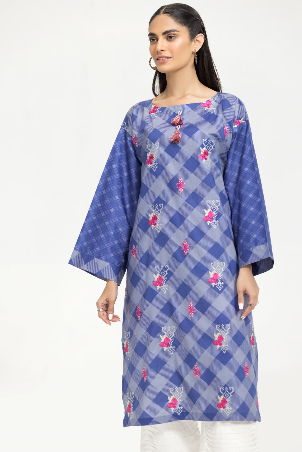 1 PC Stitched | Emborided+ Printed Shirt