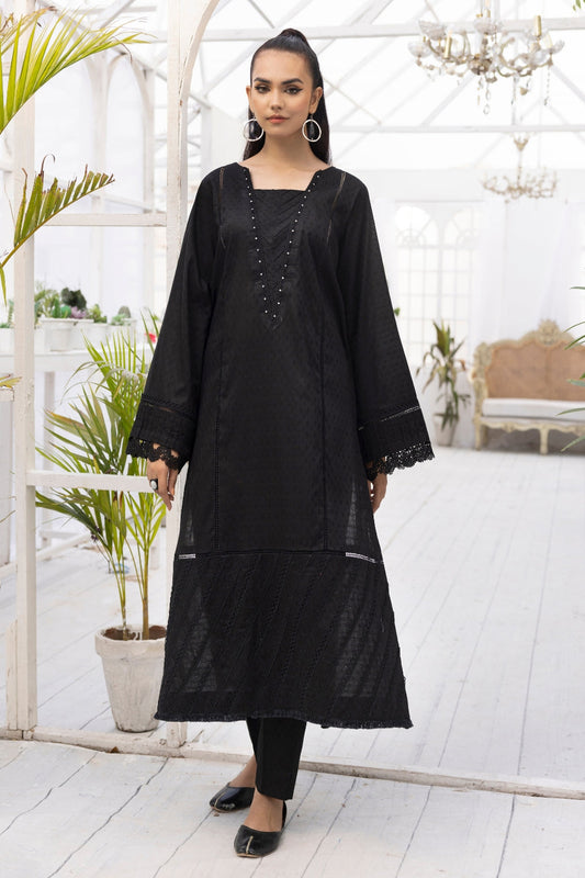 2 PC Stitched | Jacquard Cotton Shirt+ Trouser