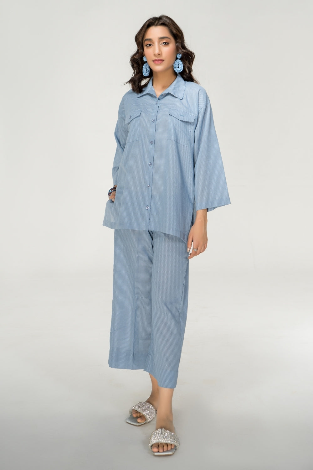 2 PC Stitched Top + Trouser