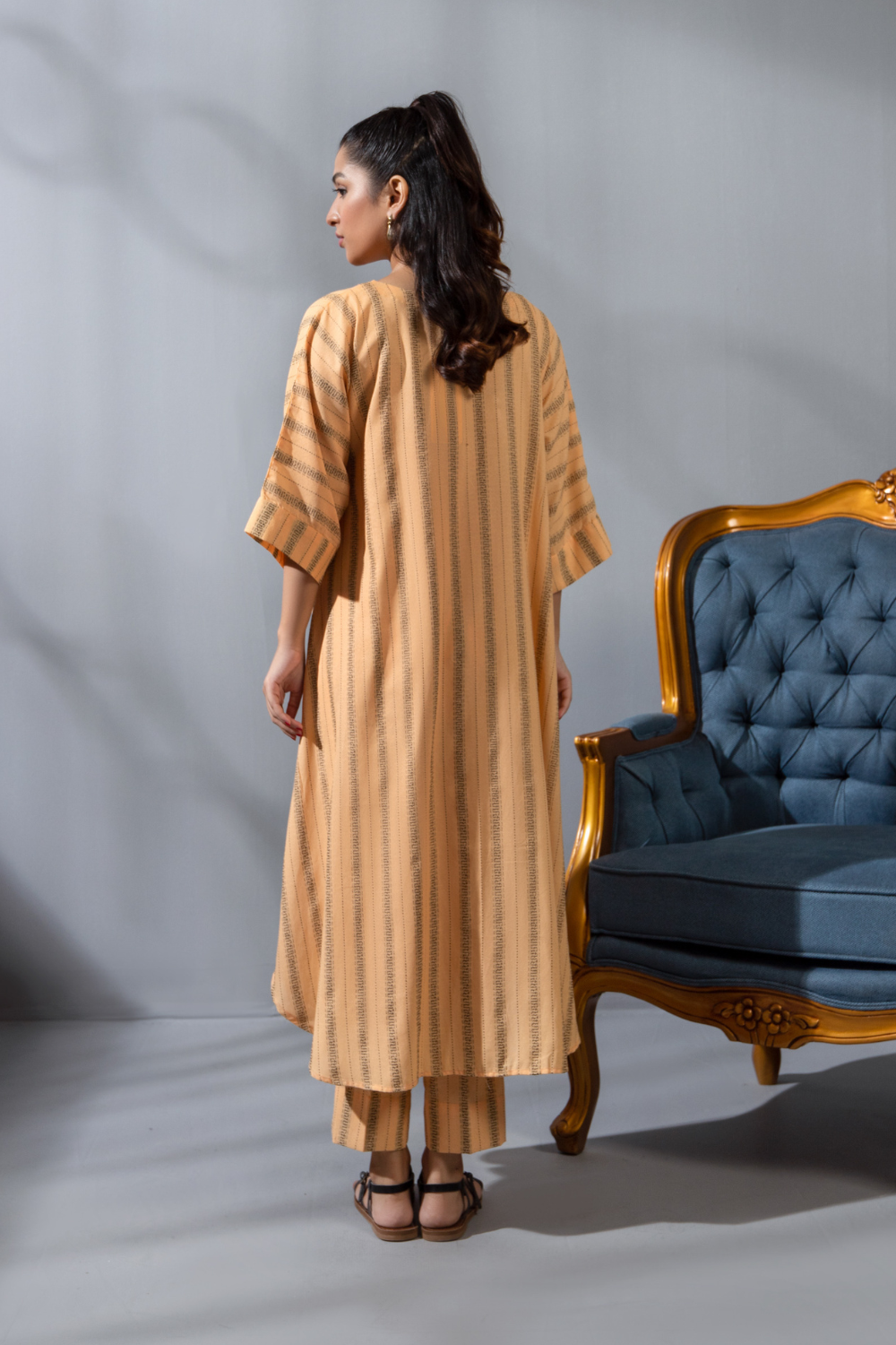 2 PC Stitched | Dyed Jacquard Shirt  + Trouser