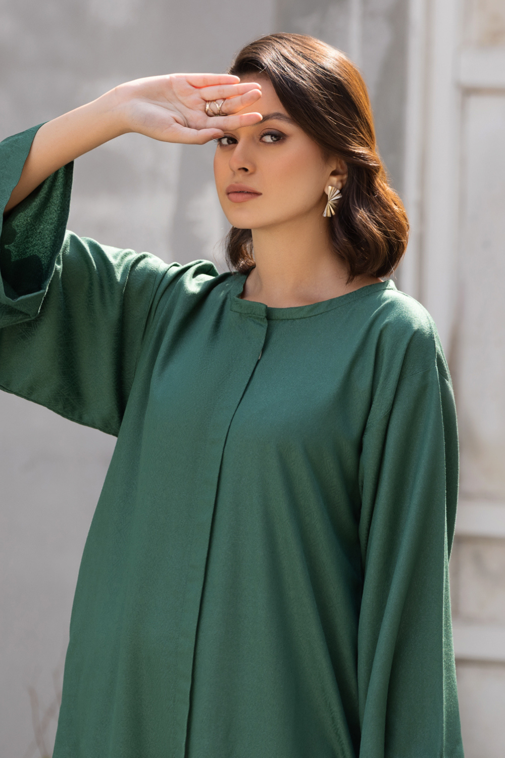 2 PC Stitched | Dyed Jacquard Shirt + Trouser