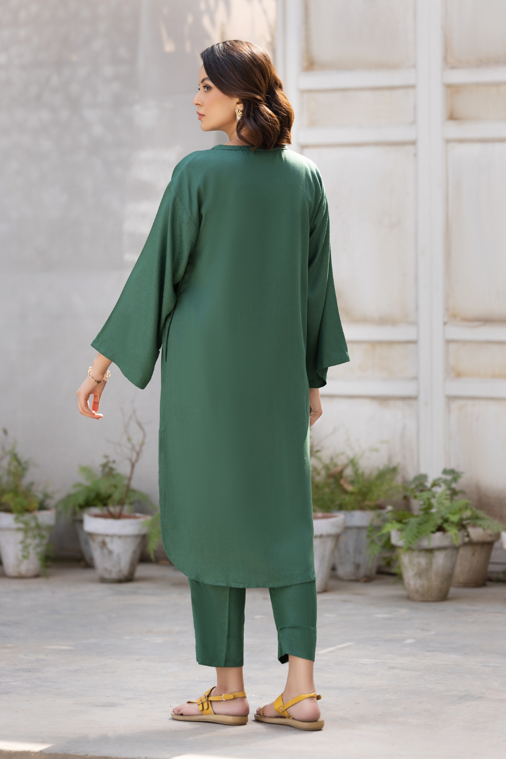 2 PC Stitched | Dyed Jacquard Shirt + Trouser