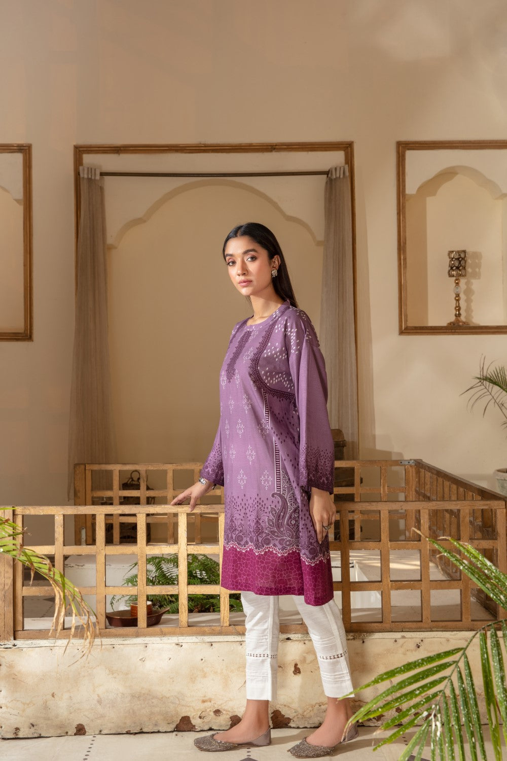 1 PC Stitched | Khaddar Printed Shirt