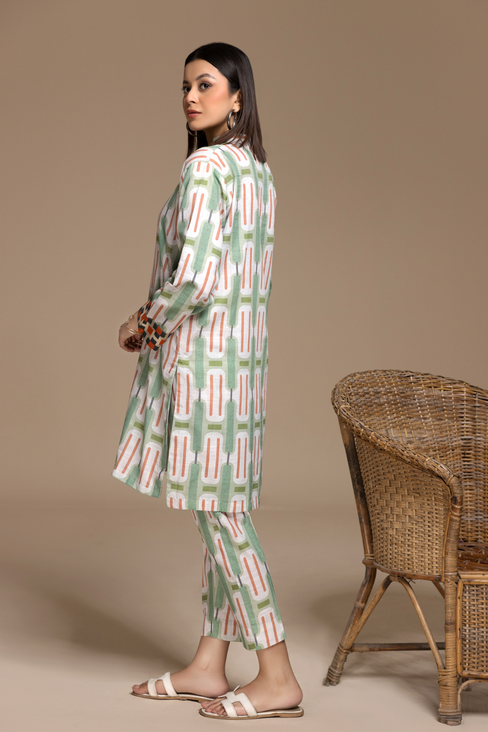2 PC Stitched | Khaddar Printed Shirt + Trouser