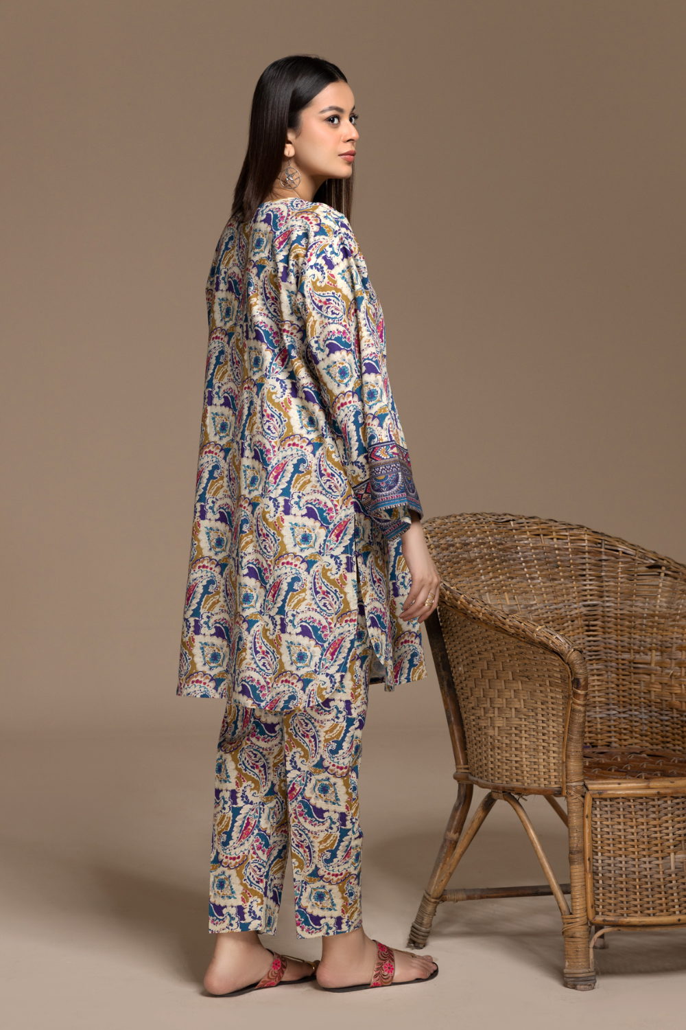 2 PC Stitched | Khaddar Printed Shirt + Trouser