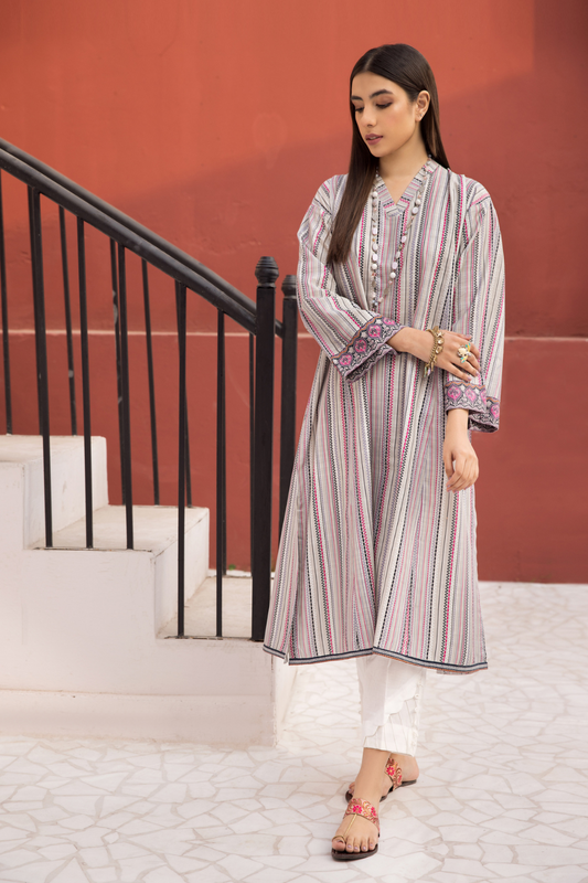 1 PC Stitched | Printed Stitched Khaddar Shirt