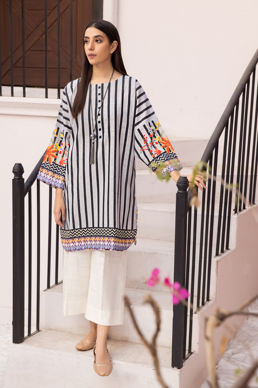 1 PC Stitched | Printed Stitched Khaddar Shirt