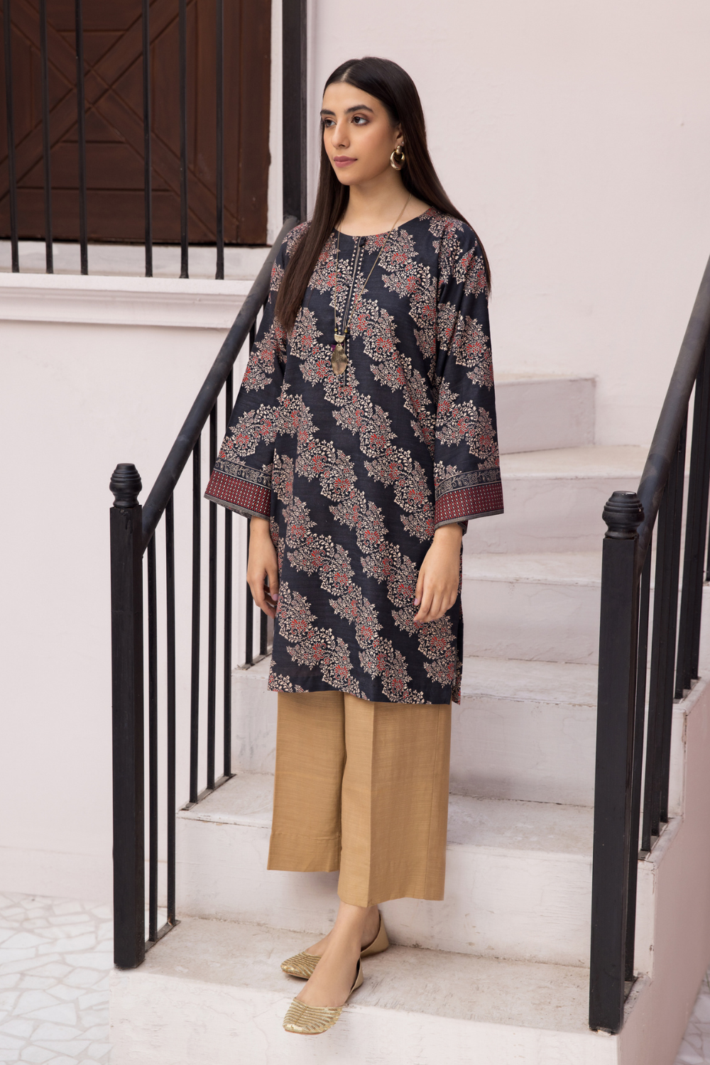 1 PC Stitched | Printed Stitched Khaddar Shirt