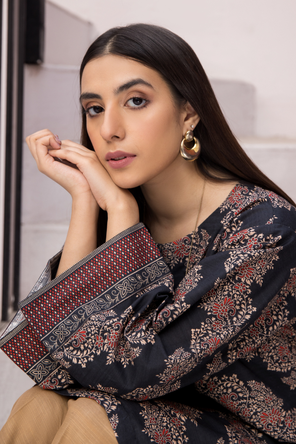 1 PC Stitched | Printed Stitched Khaddar Shirt