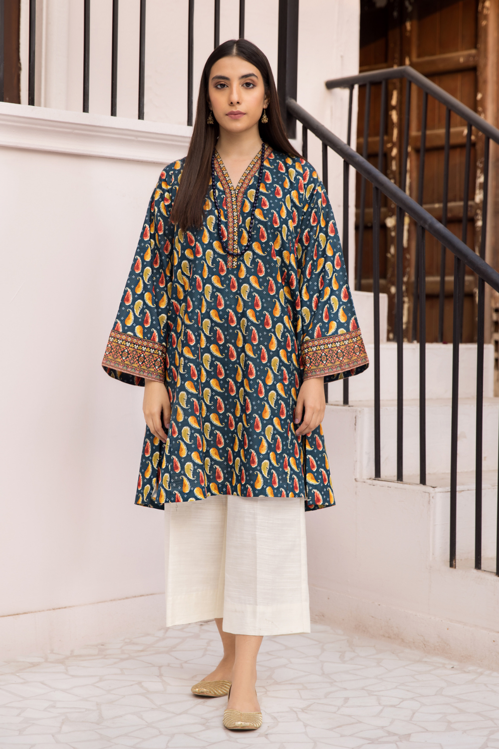 1 PC Stitched | Printed Stitched Khaddar Shirt