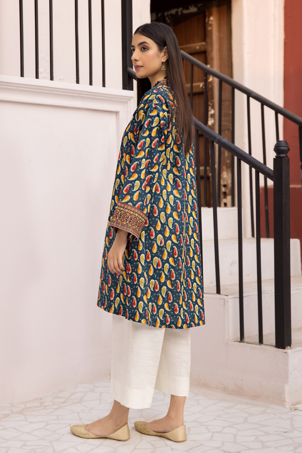 1 PC Stitched | Printed Stitched Khaddar Shirt