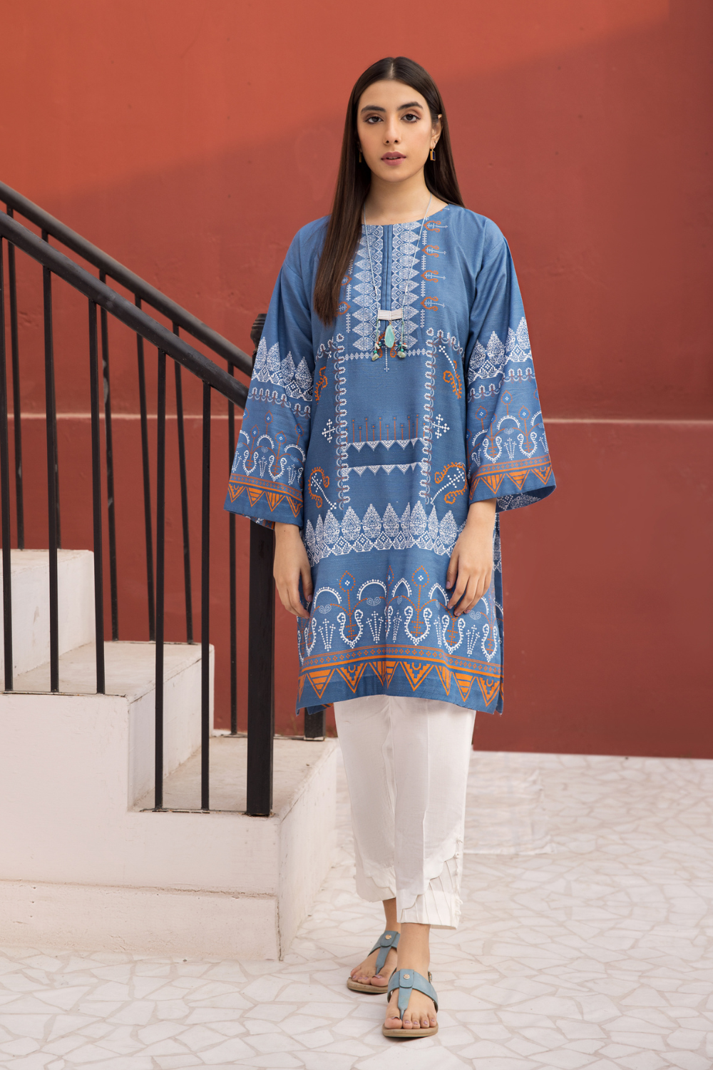1 PC Stitched | Printed Stitched Khaddar Shirt