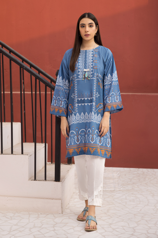 1 PC Stitched | Printed Stitched Khaddar Shirt