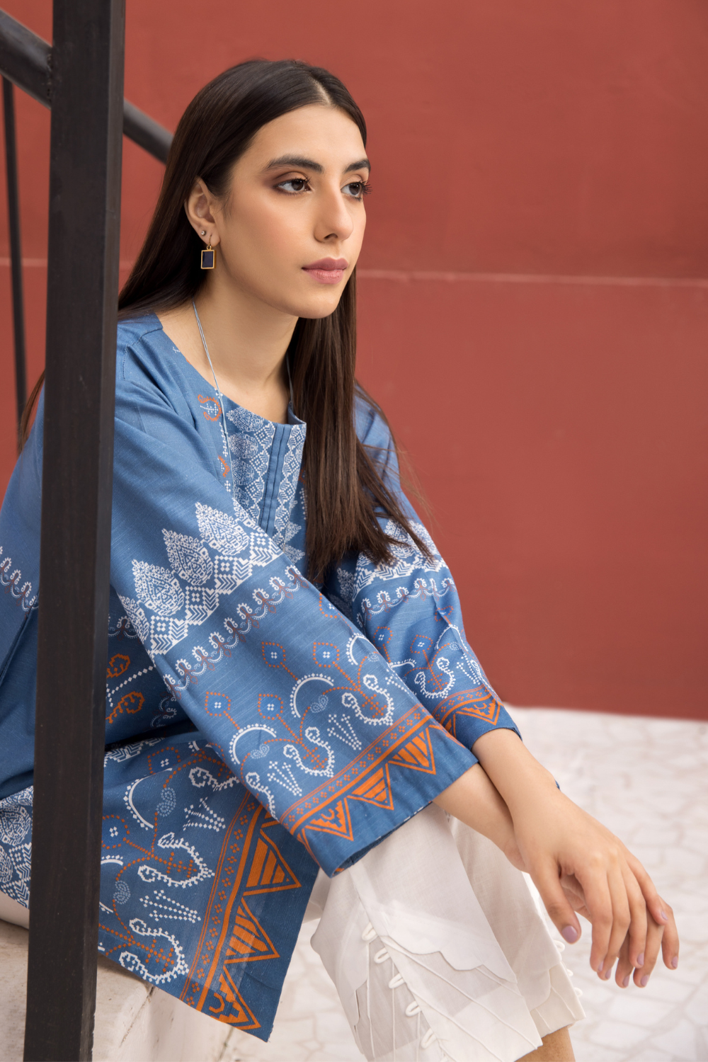 1 PC Stitched | Printed Stitched Khaddar Shirt