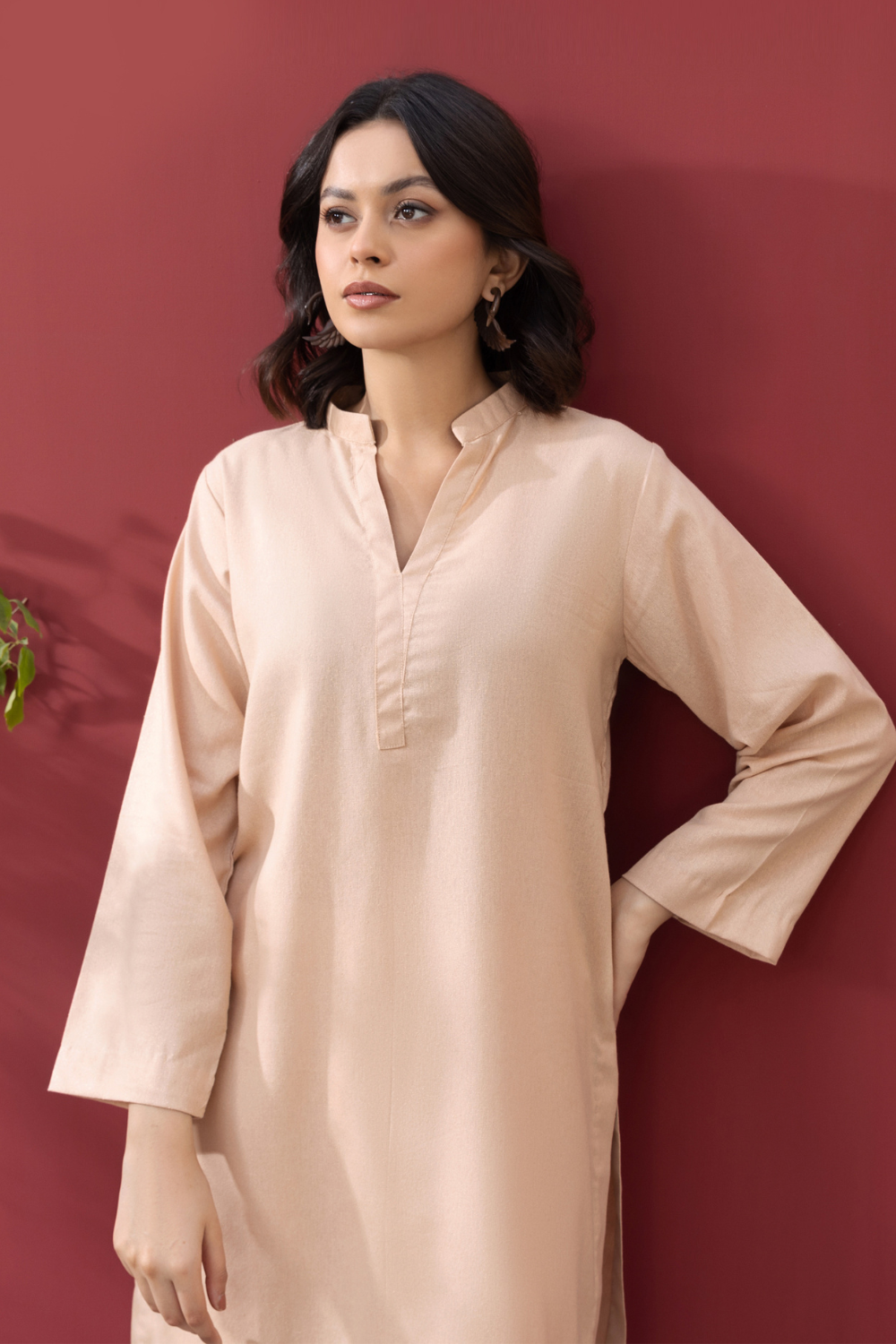 1 PC Stitched | Dyed Karandi Shirt