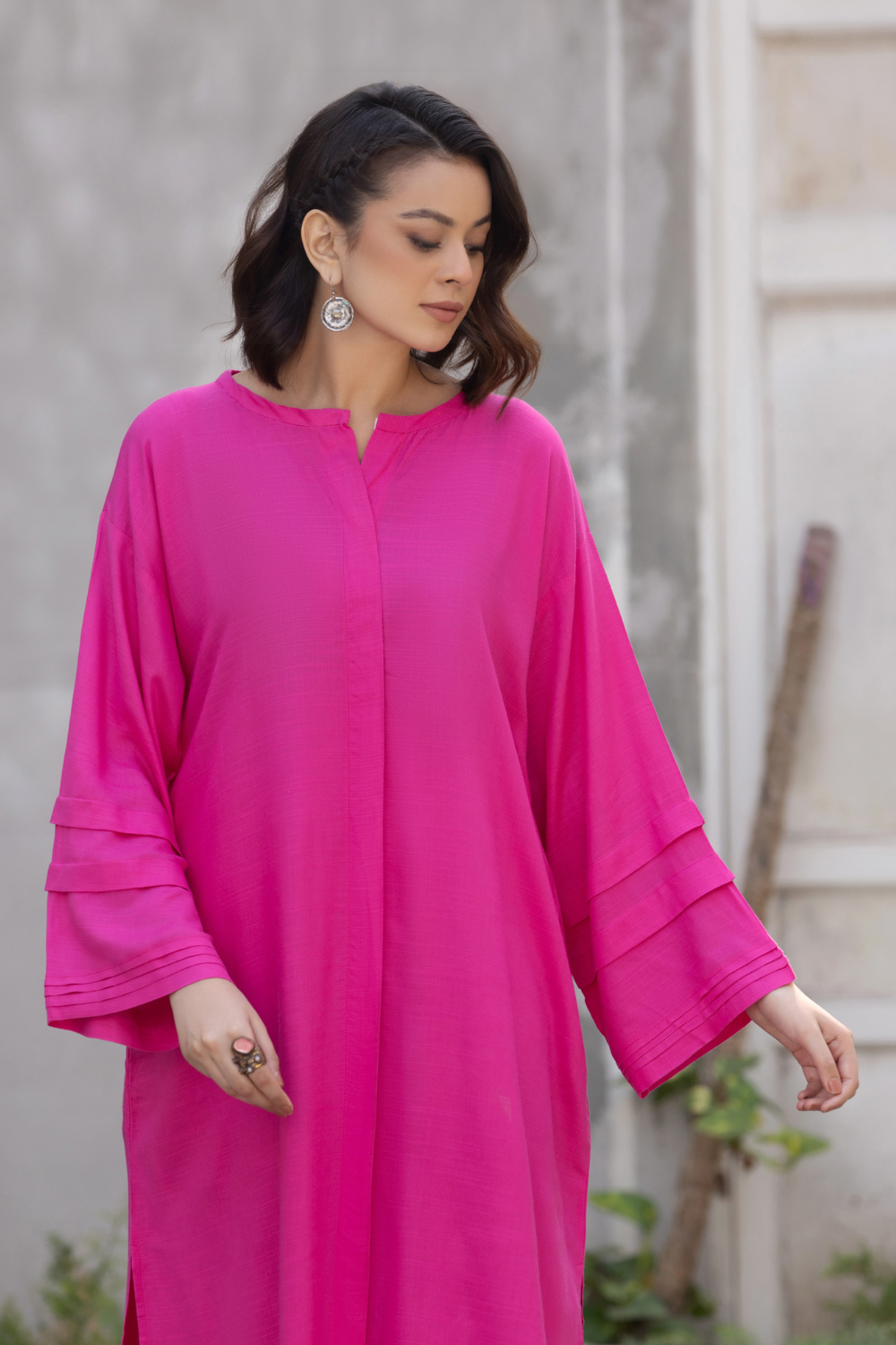 2 PC Stitched | Dyed Karandi Shirt  + Trouser