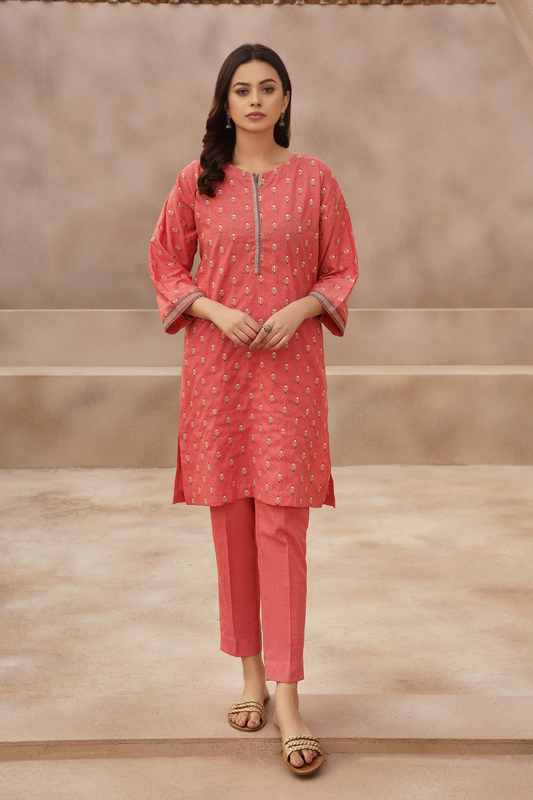 1 PC Stitched | Embroidered Karandi Shirt