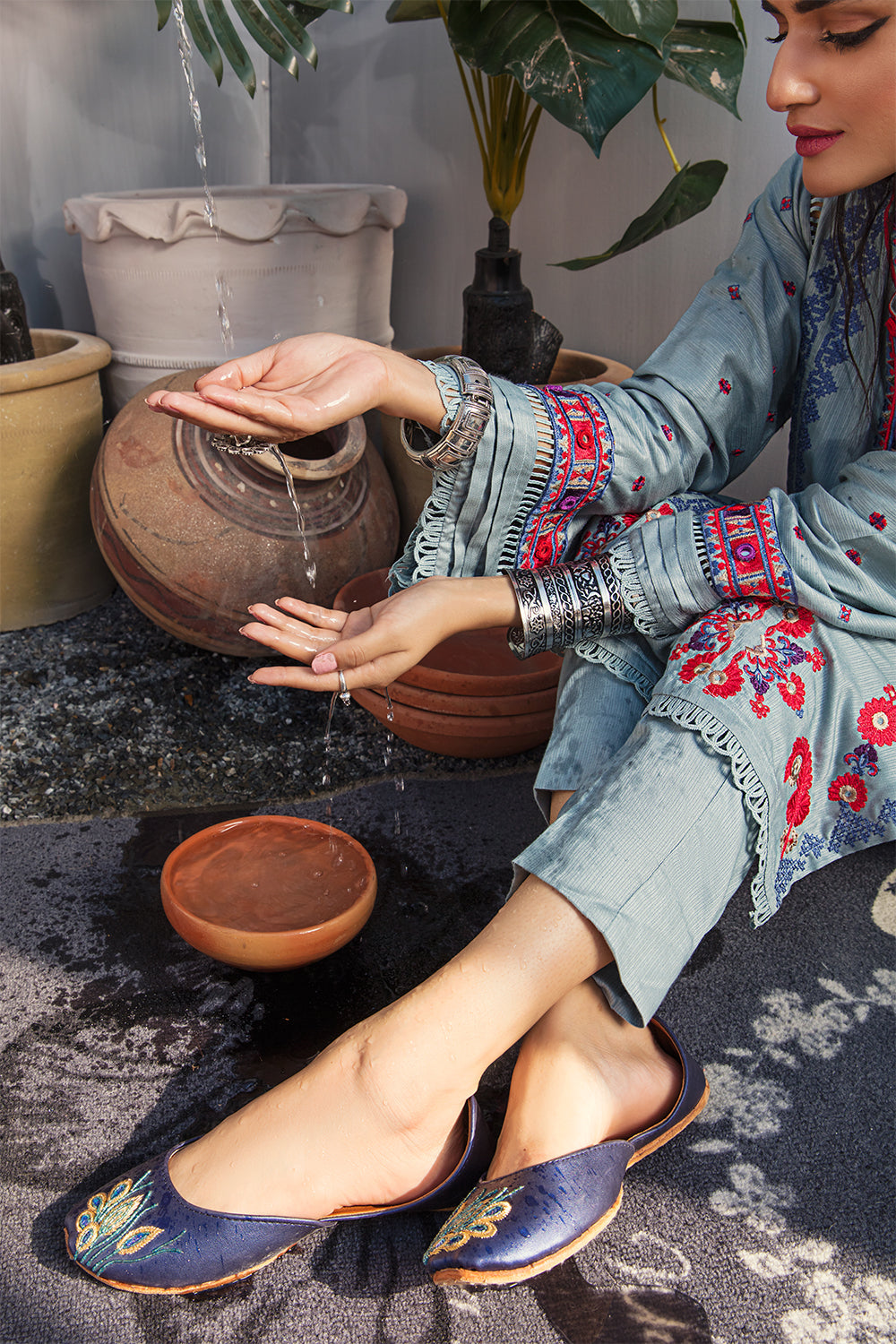 1 PC Stitched | Linen Embroidered Shirt