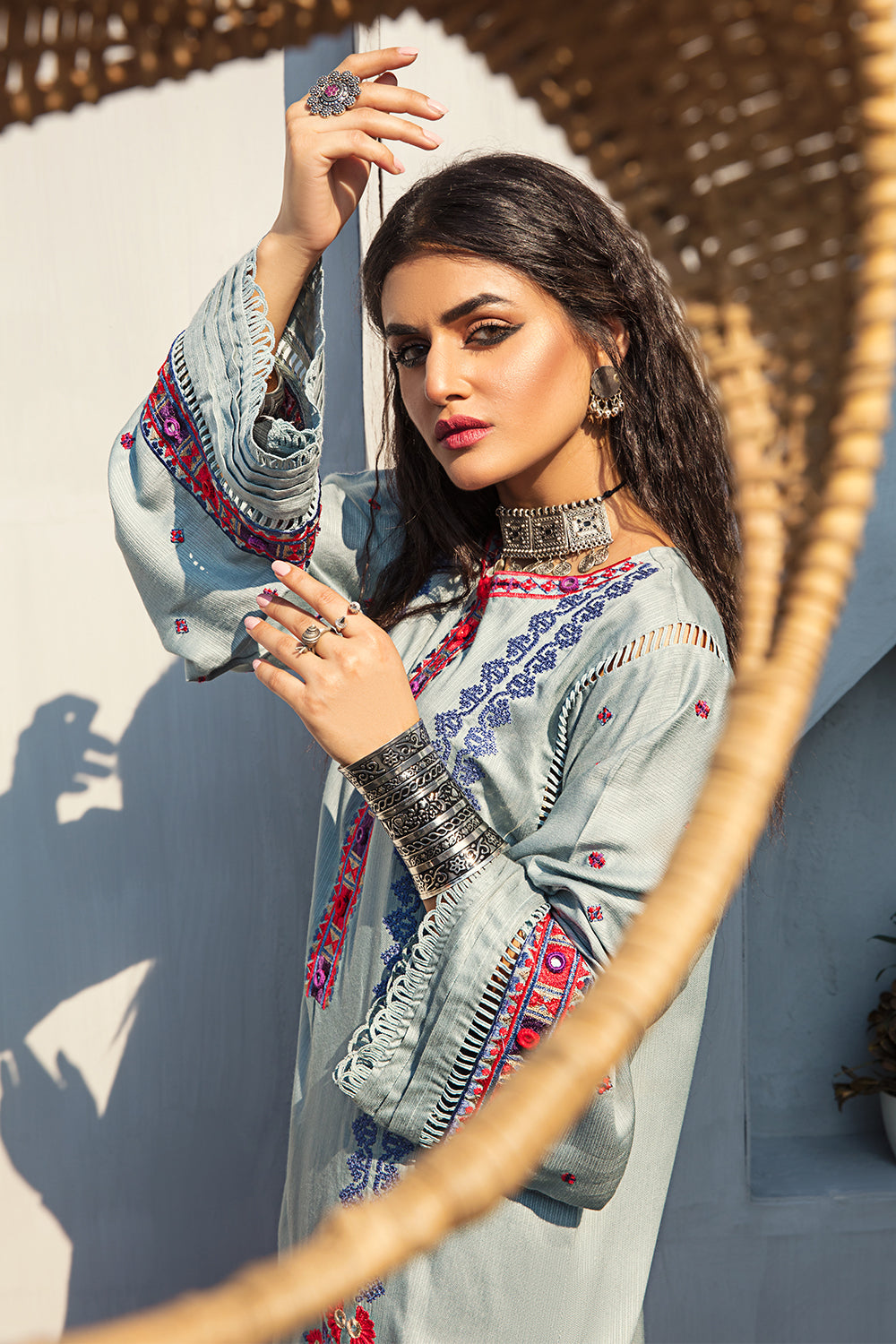 1 PC Stitched | Linen Embroidered Shirt