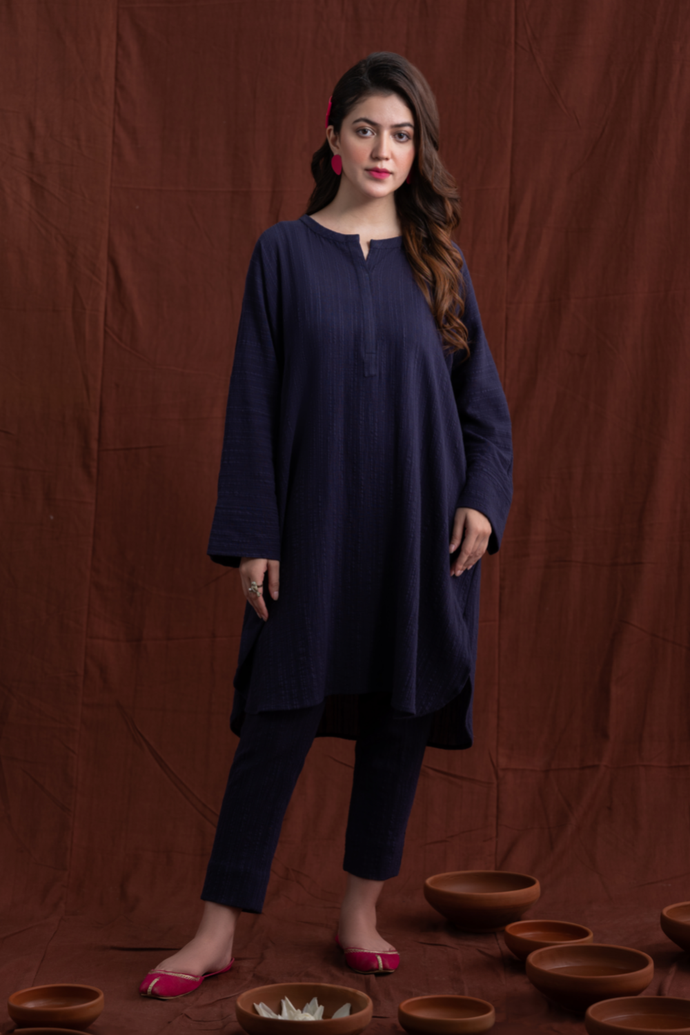 2 PC Stitched | Basic Irish Slub Cotton Base Stitched Shirt + Trouser