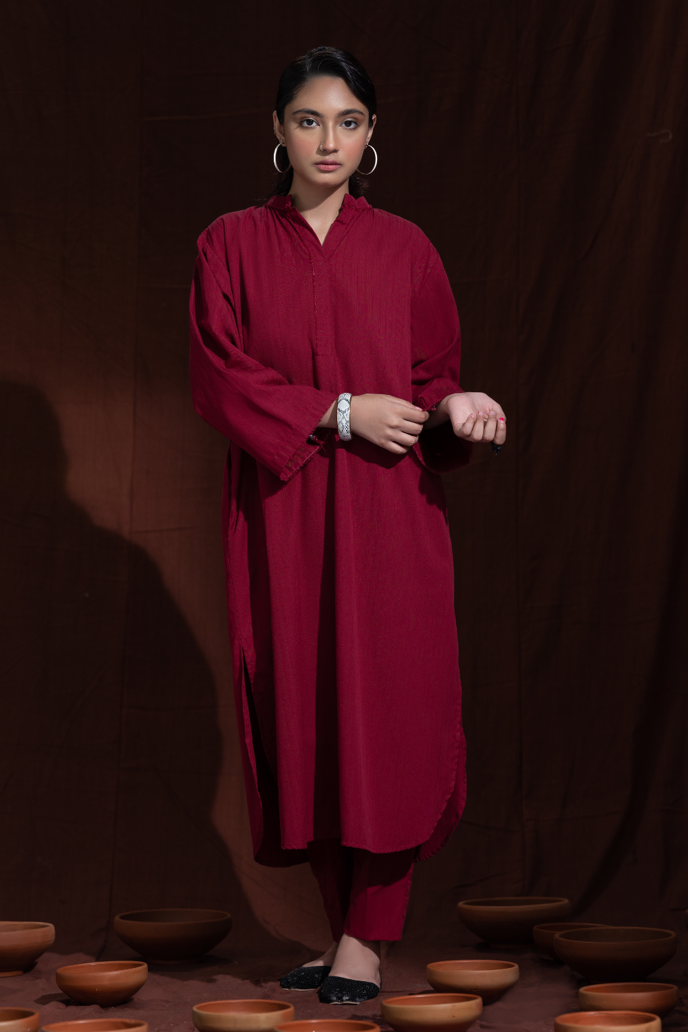 2 PC Stitched | Basic Cotton Base Stitched Shirt + Trouser