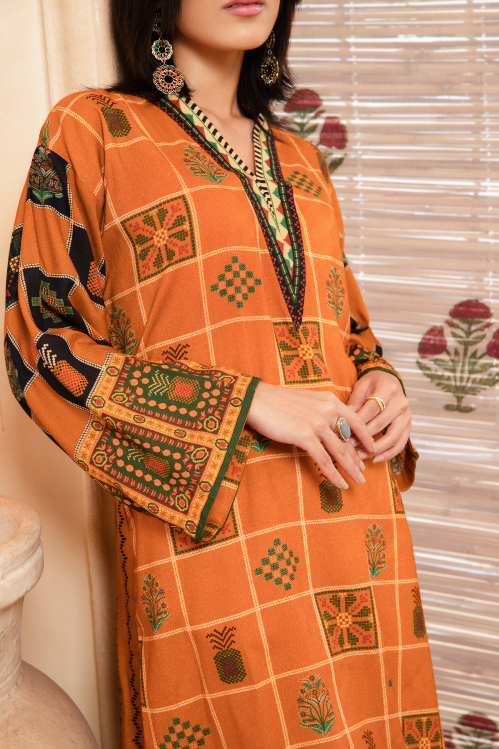 1 PC Stitched | Viscose Staple Digital Shirt