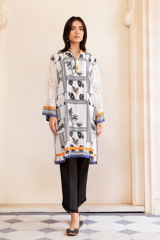 1 PC Stitched | Viscose Staple Digital Shirt