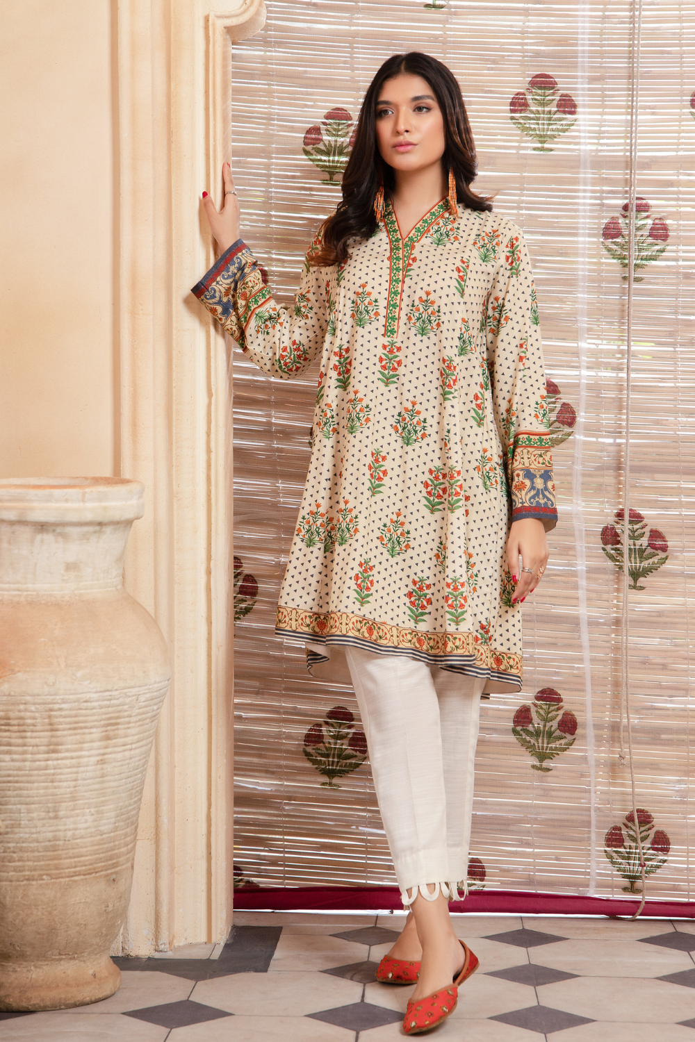 1 PC Stitched | Viscose Staple Printed Shirt