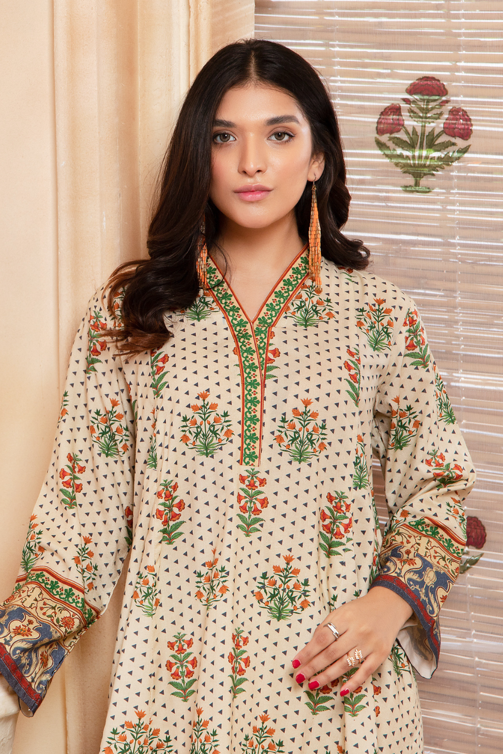 1 PC Stitched | Viscose Staple Printed Shirt