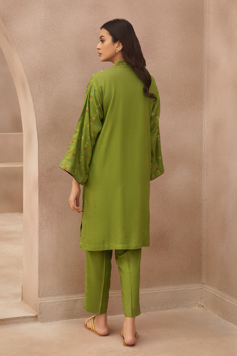 1 PC Stitched | Slub Staple Embroidered Shirt