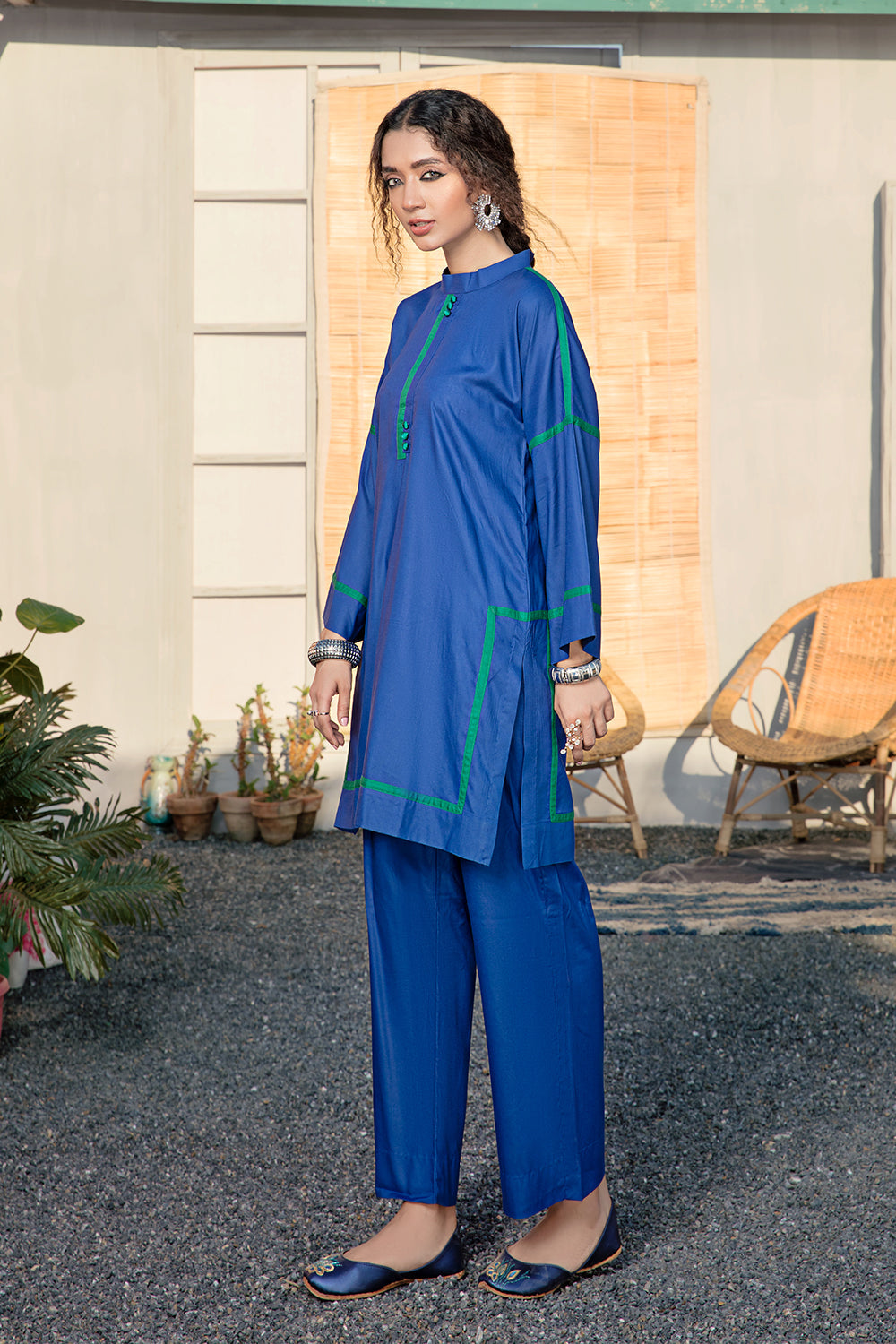 2 PC Stitched | Viscose Shirt + Trouser