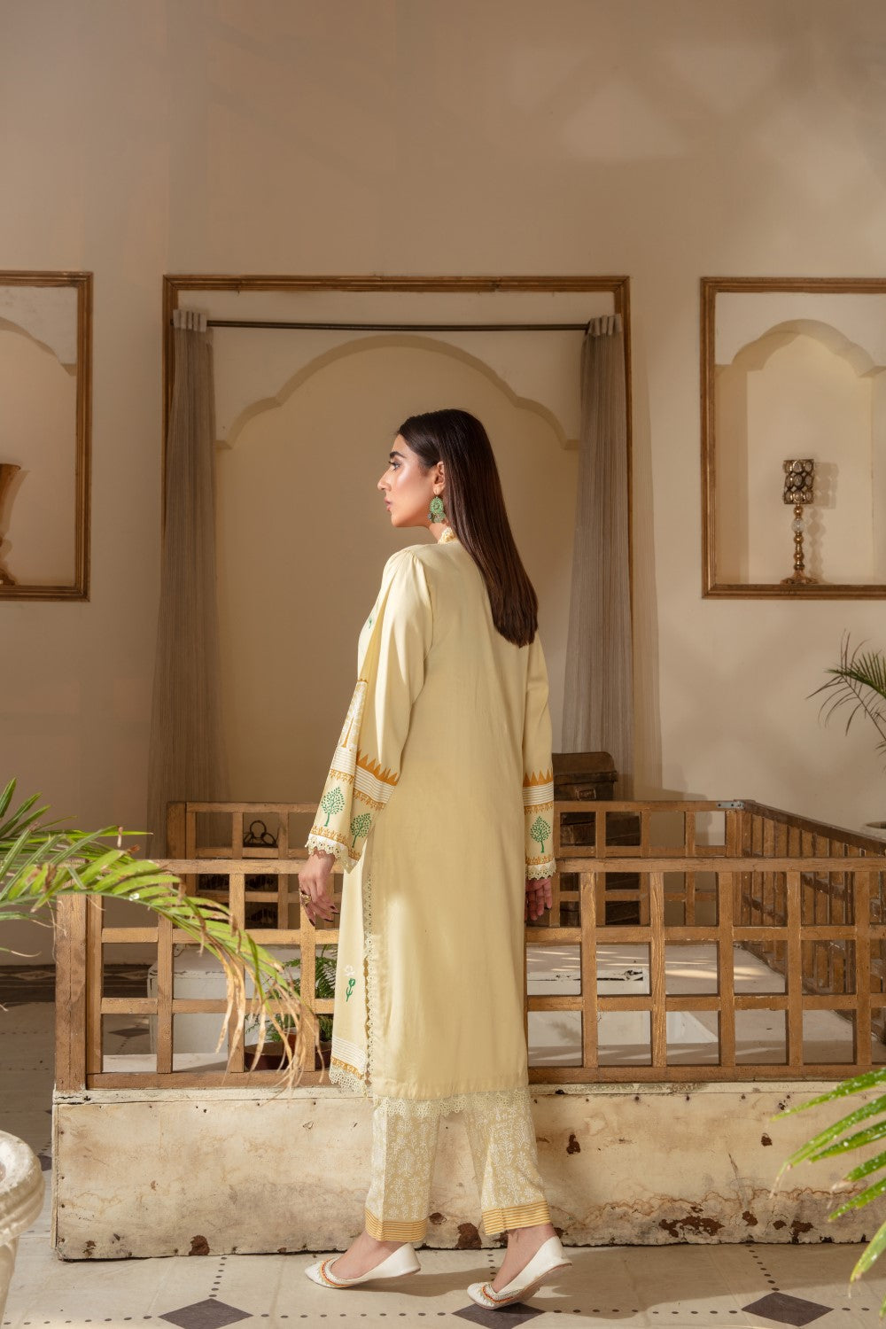 2 PC Stitched | Viscose Printed Shirt+ Trouser