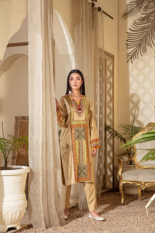 2 PC Stitched | Viscose Dobby Shirt+ Trouser