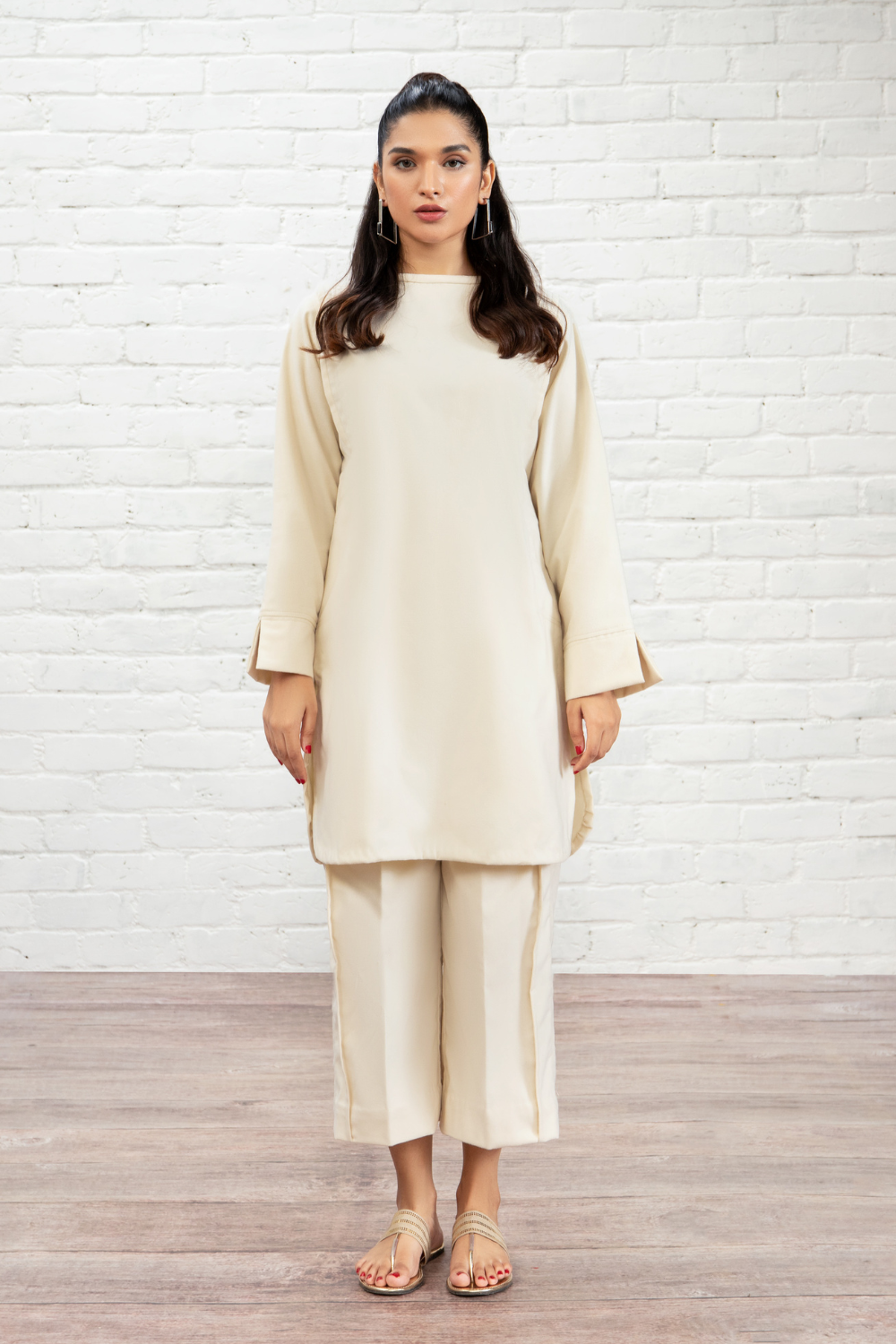 2 PC Stitched |  Woollen Shirt  + Trouser