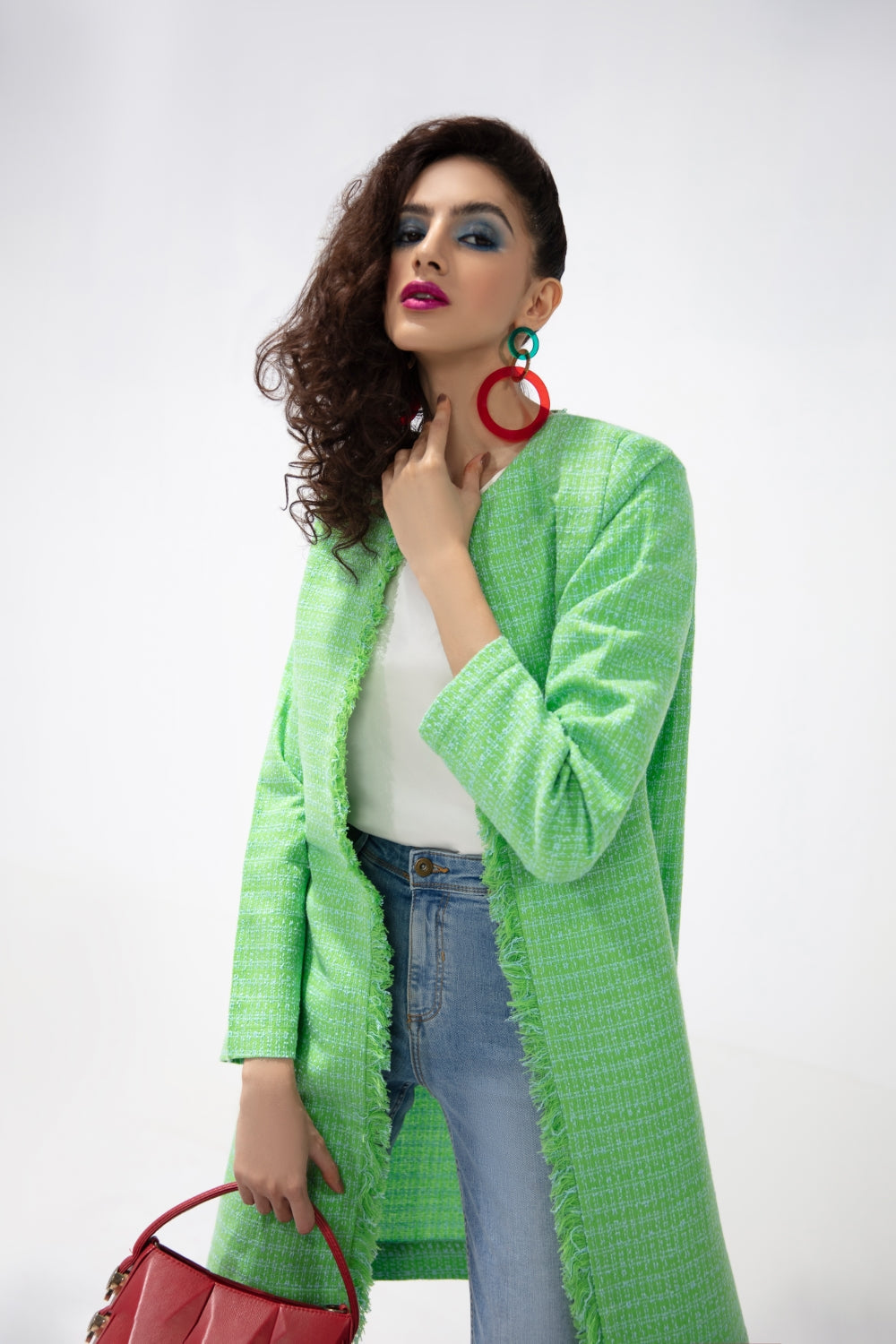 1 PC Stitched | Woollen Long Jacket