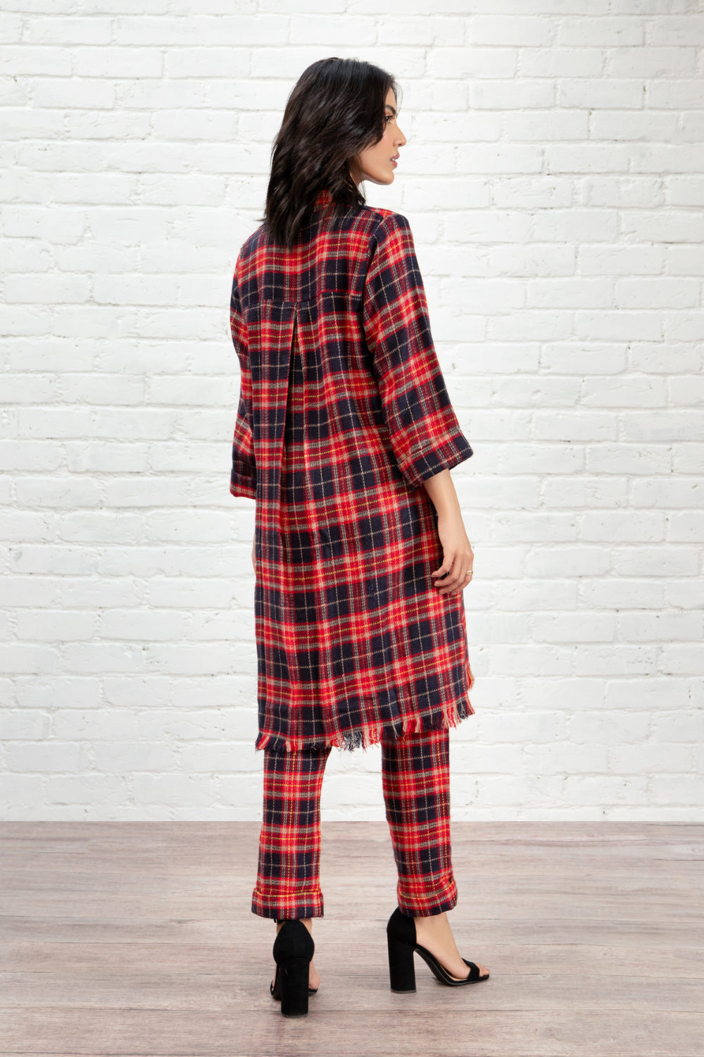 2 PC Stitched |  Woollen Shirt  + Trouser