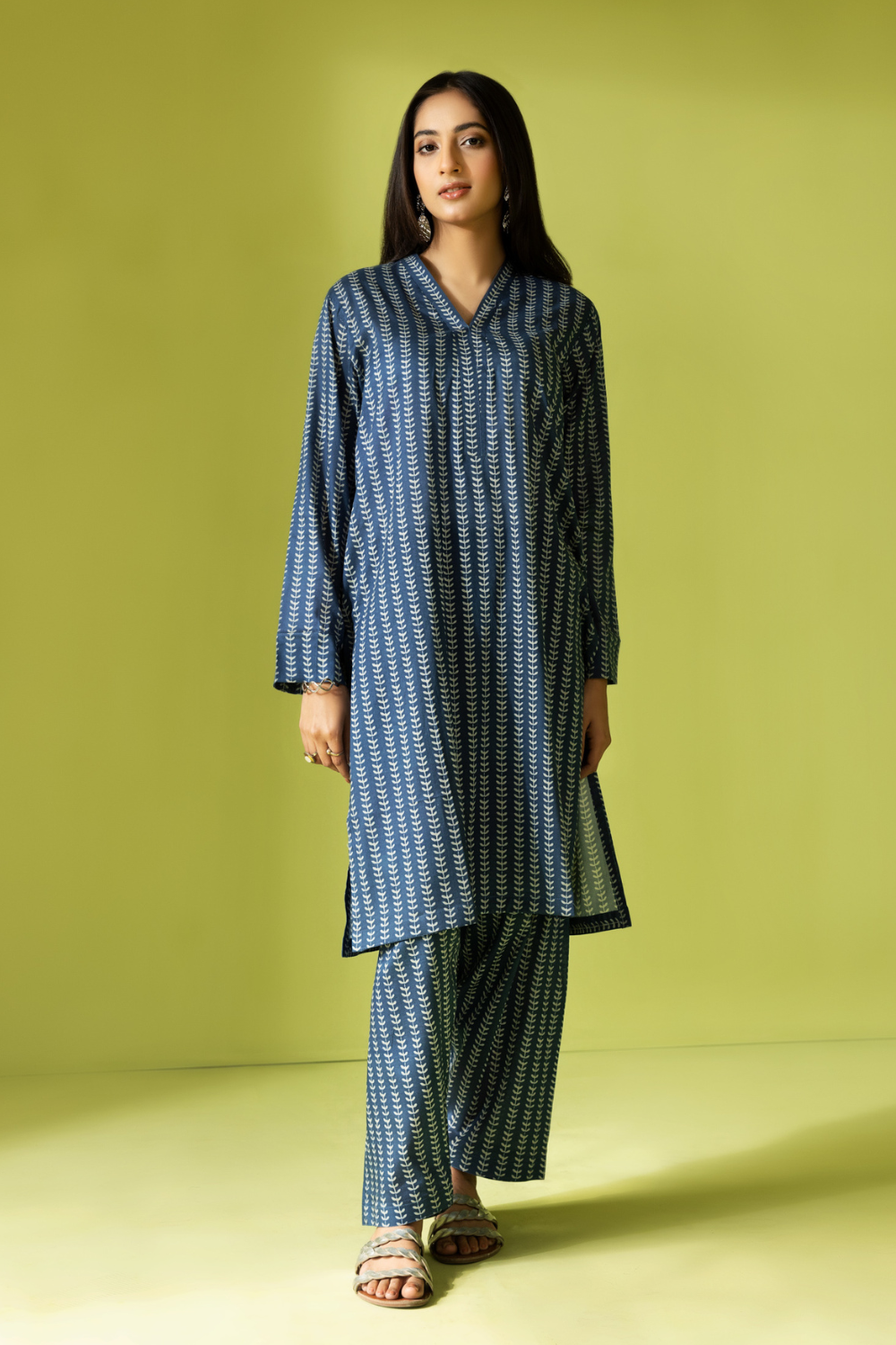 2 PC Stitched | Digital  Shirt + Trouser