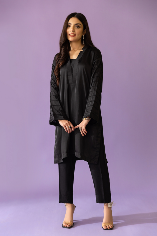 2 PC Stitched | Silk Shirt + Trouser