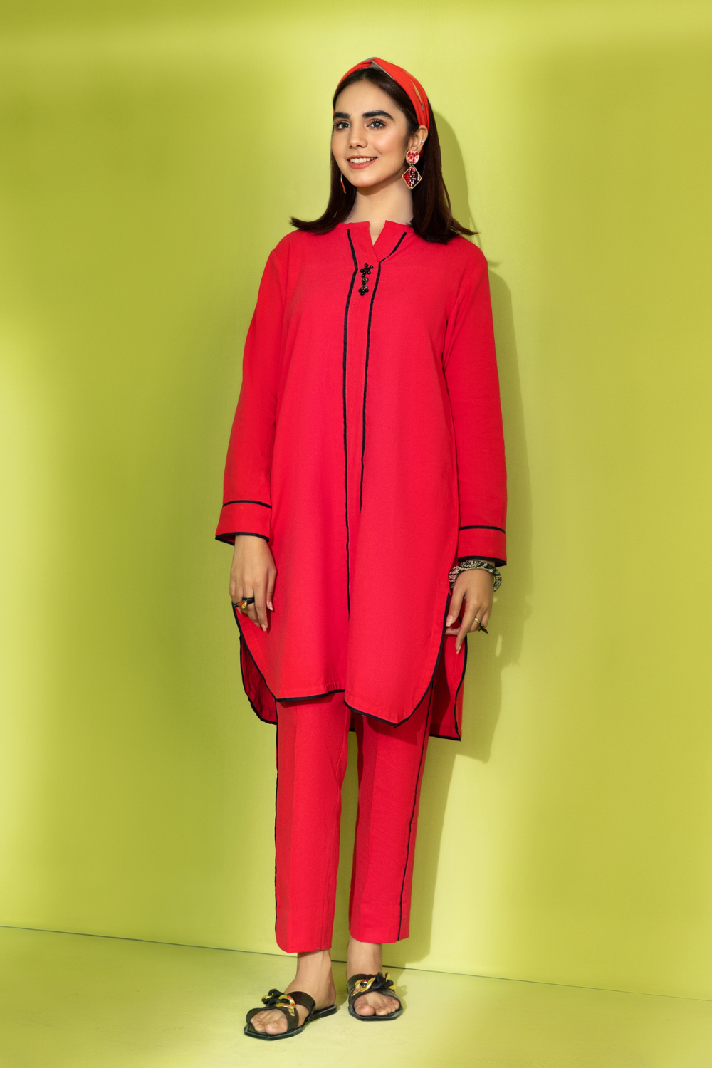 2 PC Stitched |  Cotton Shirt + Trouser