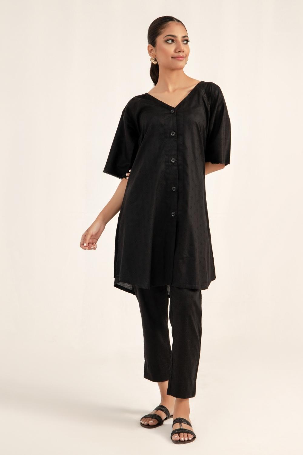 2 PC Stitched | Jacquard Shirt + Trouser