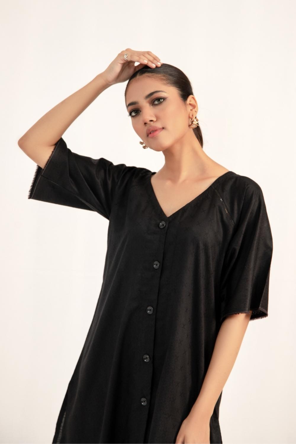 2 PC Stitched | Jacquard Shirt + Trouser