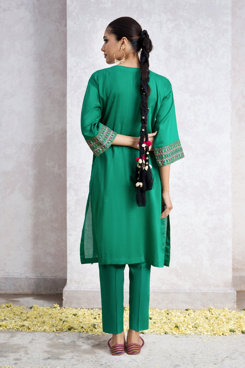 1 PC Stitched | Jacquard Embroidered Shirt