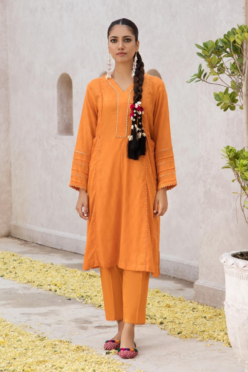 2 PC Stitched | Jacquard Shirt + Cambric Trouser