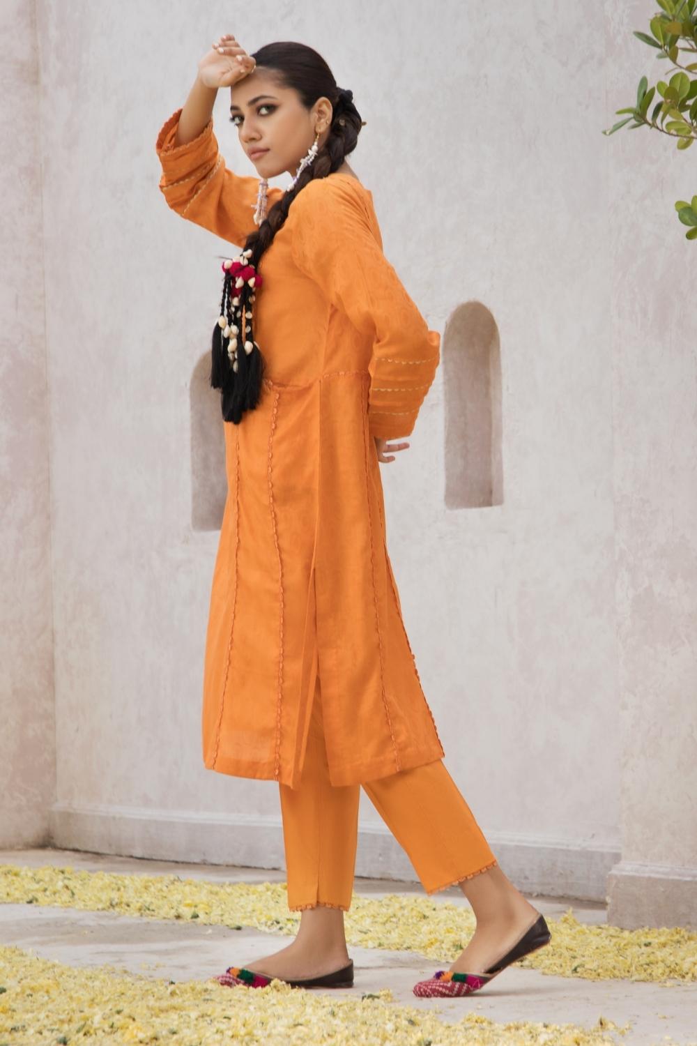 2 PC Stitched | Jacquard Shirt + Cambric Trouser