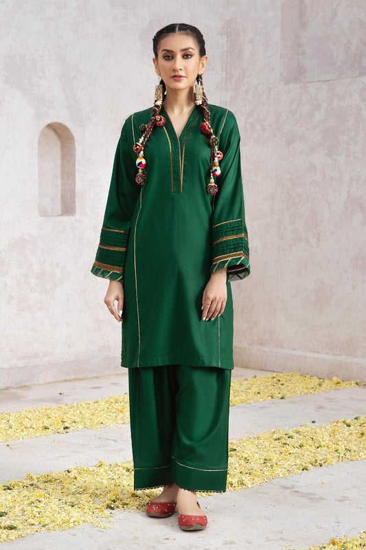 2 PC Stitched | Jacquard Shirt + Trouser