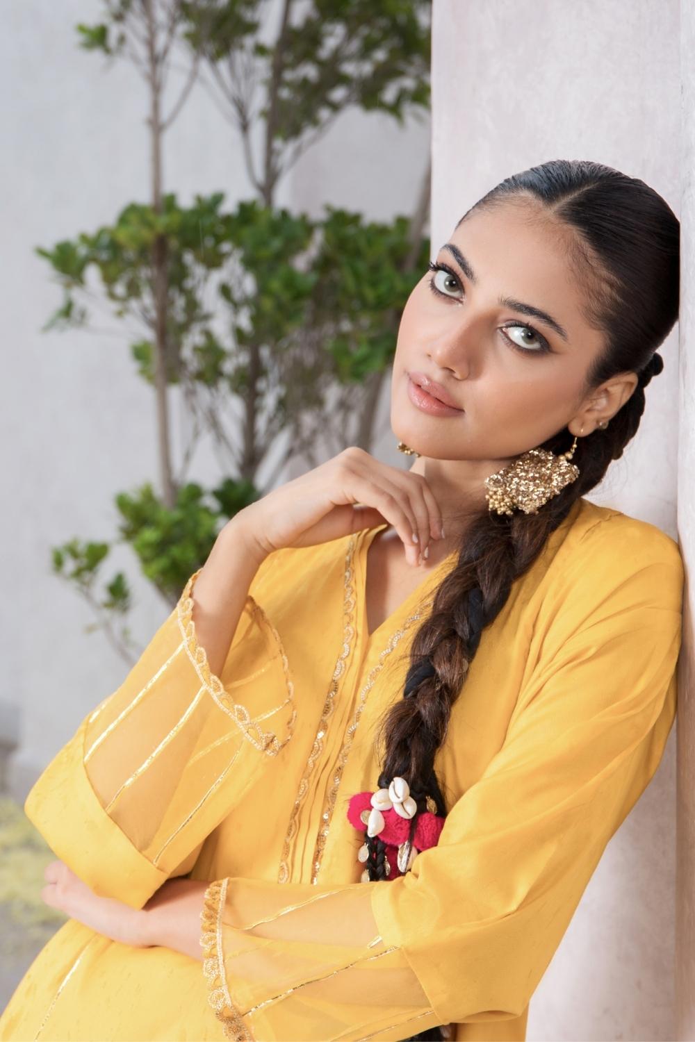 2 PC Stitched | Jacquard Shirt + Cambric Trouser