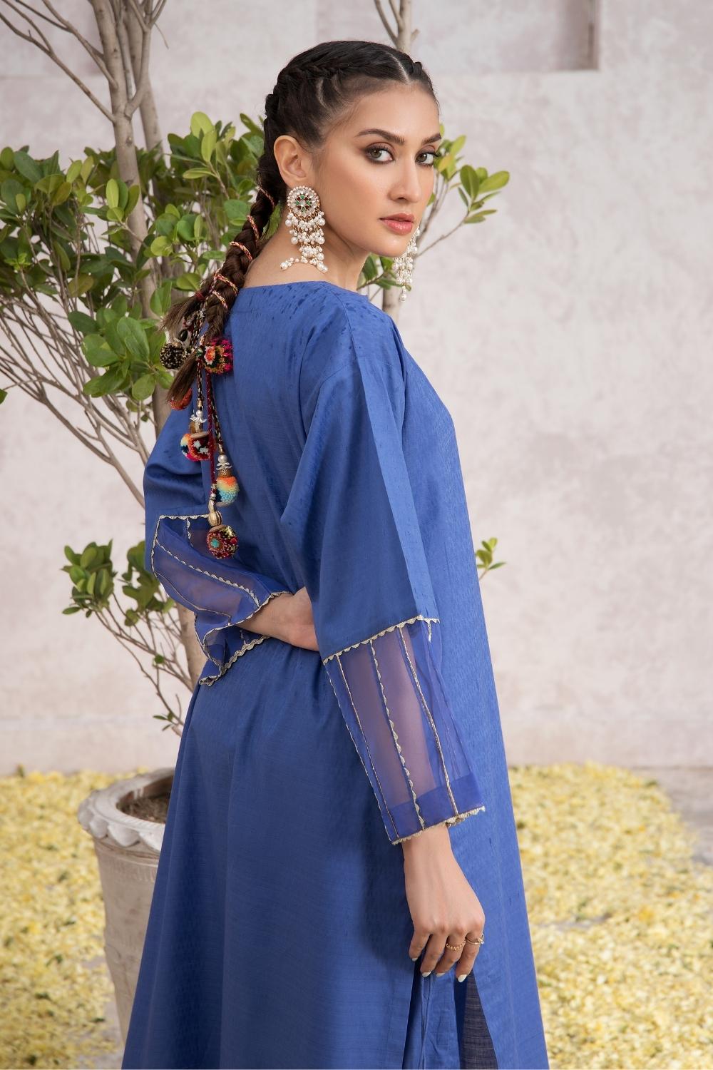 2 PC Stitched | Jacquard Shirt + Trouser