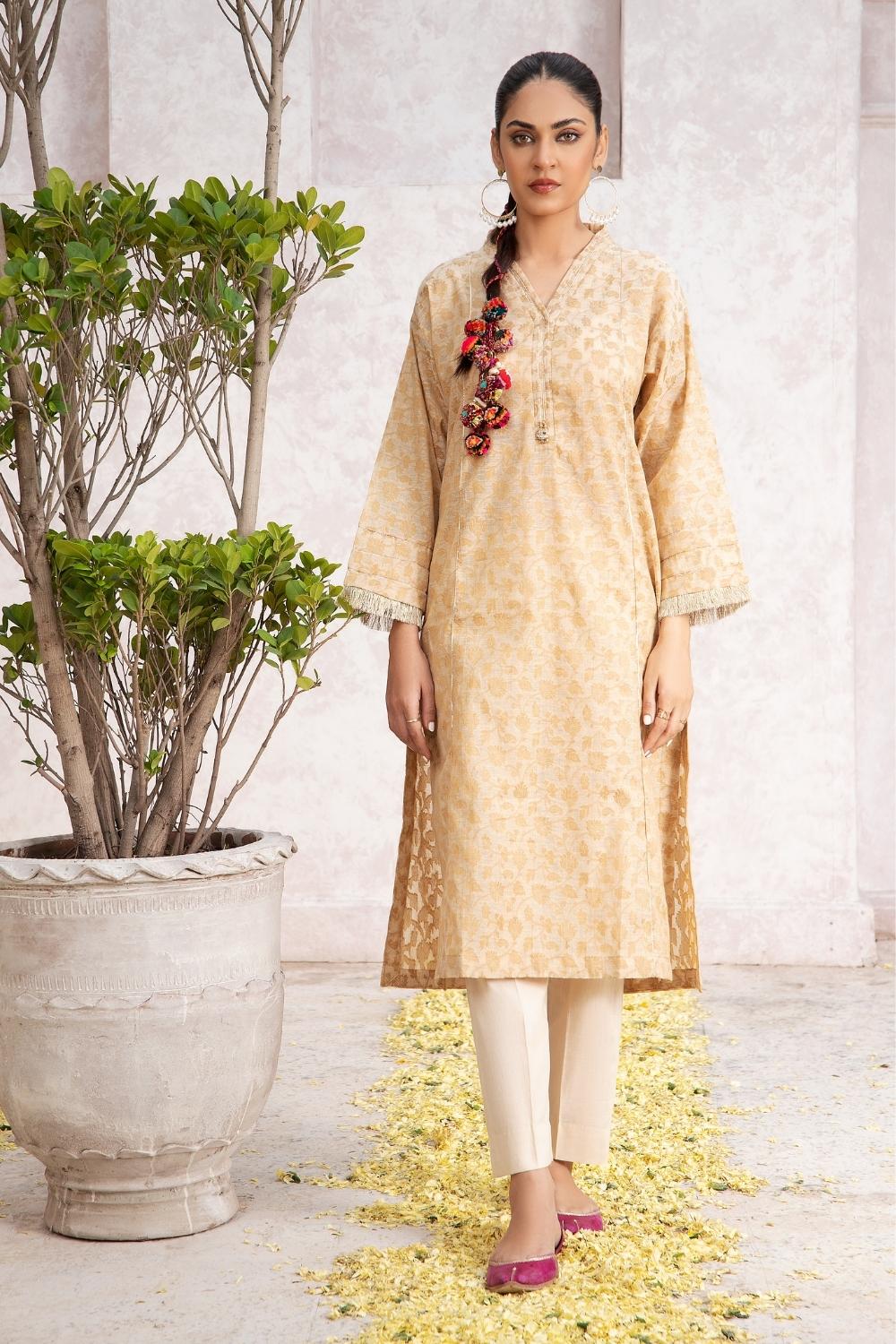 2 PC Stitched | Jacquard Shirt + Trouser