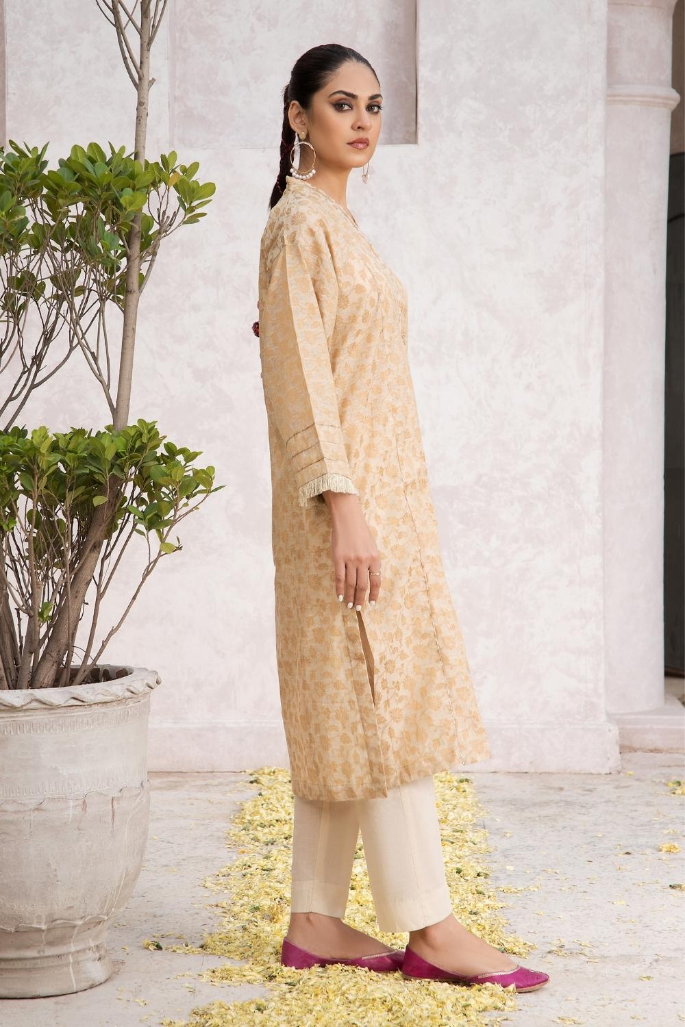 2 PC Stitched | Jacquard Shirt + Trouser