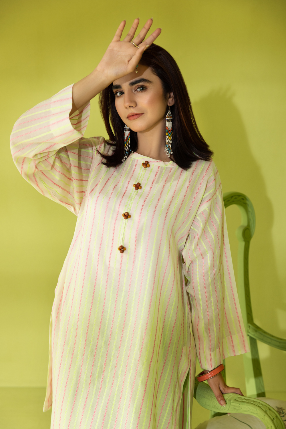 2 PC Stitched | Jacquard Shirt + Shalwar